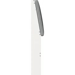 vidaXL Gestoffeerd hoofdbord Lichtgrijs 200 cm Massief grenenhout