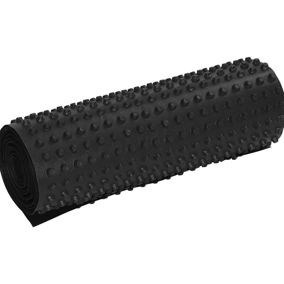 vidaXL Gewelfde Drainageplaat Zwart 0,5 x 20 m HDPE