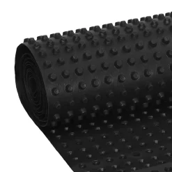 vidaXL Gewelfde Drainageplaat Zwart 0,5 x 20 m HDPE