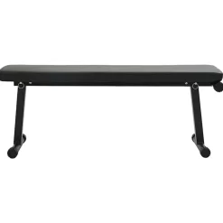 vidaXL Gewicht Bank Zwart 108 x 27 x 41 cm Gepoedercoat staal
