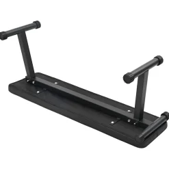 vidaXL Gewicht Bank Zwart 108 x 27 x 41 cm Gepoedercoat staal