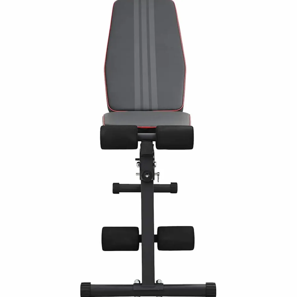 vidaXL Gewichtbank Zwart 131 x 41 x 110 cm Gepoedercoat staal