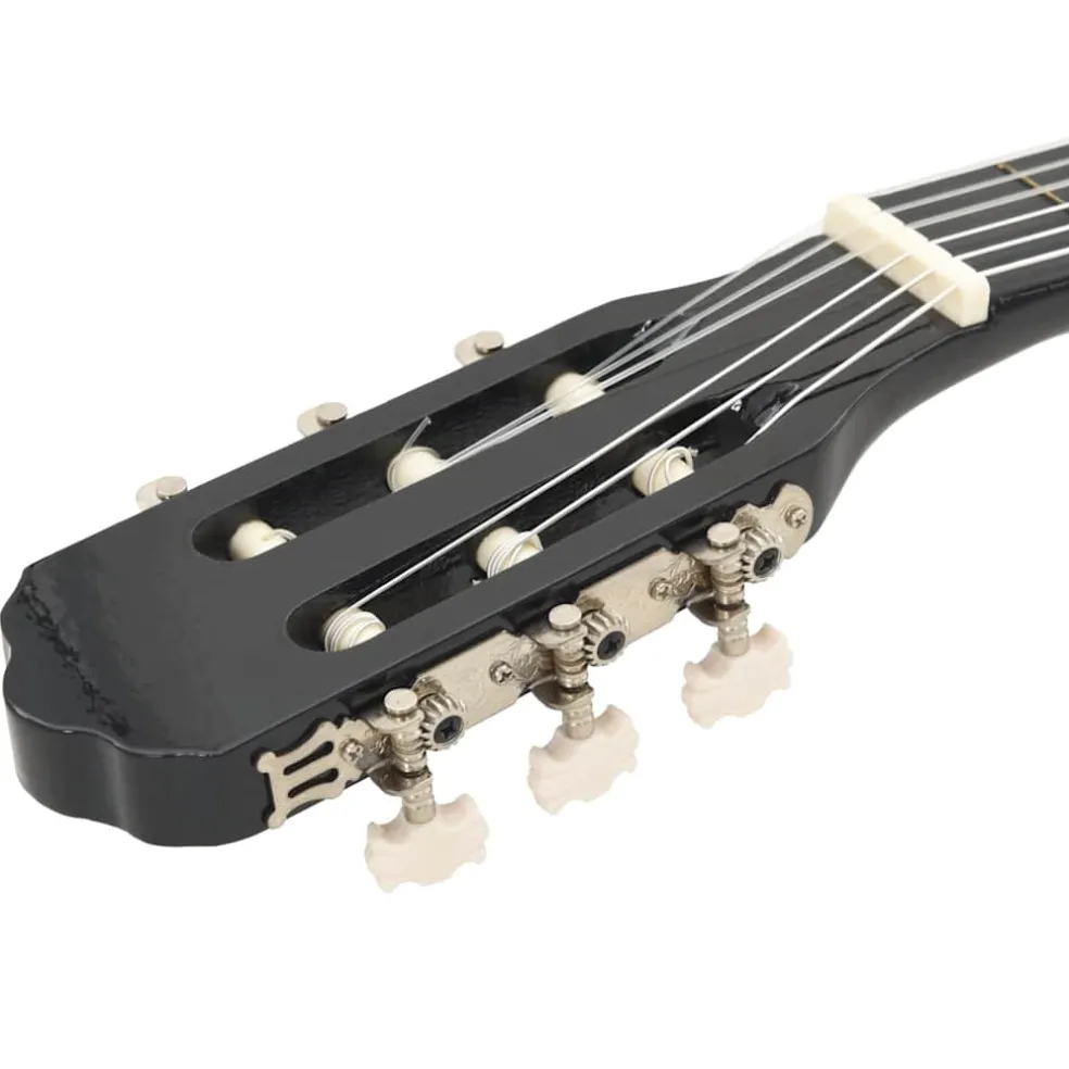 vidaXL Gitaar cutaway met equalizer 6 snaren western klassiek zwart
