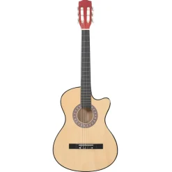 vidaXL Gitaar cutaway met 6 snaren western akoestisch 38