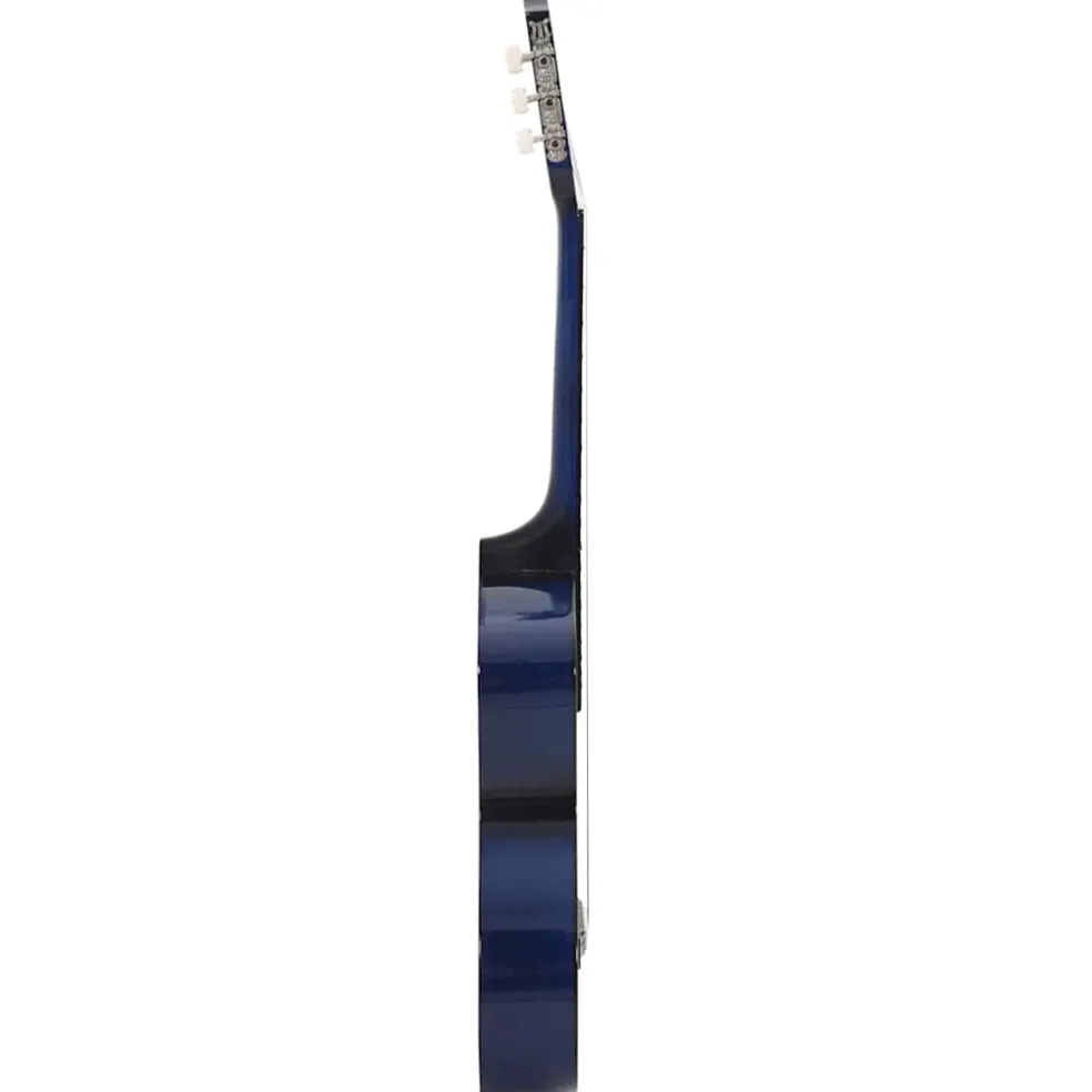 vidaXL Gitaar cutaway met 6 snaren western klassiek 38" getint blauw