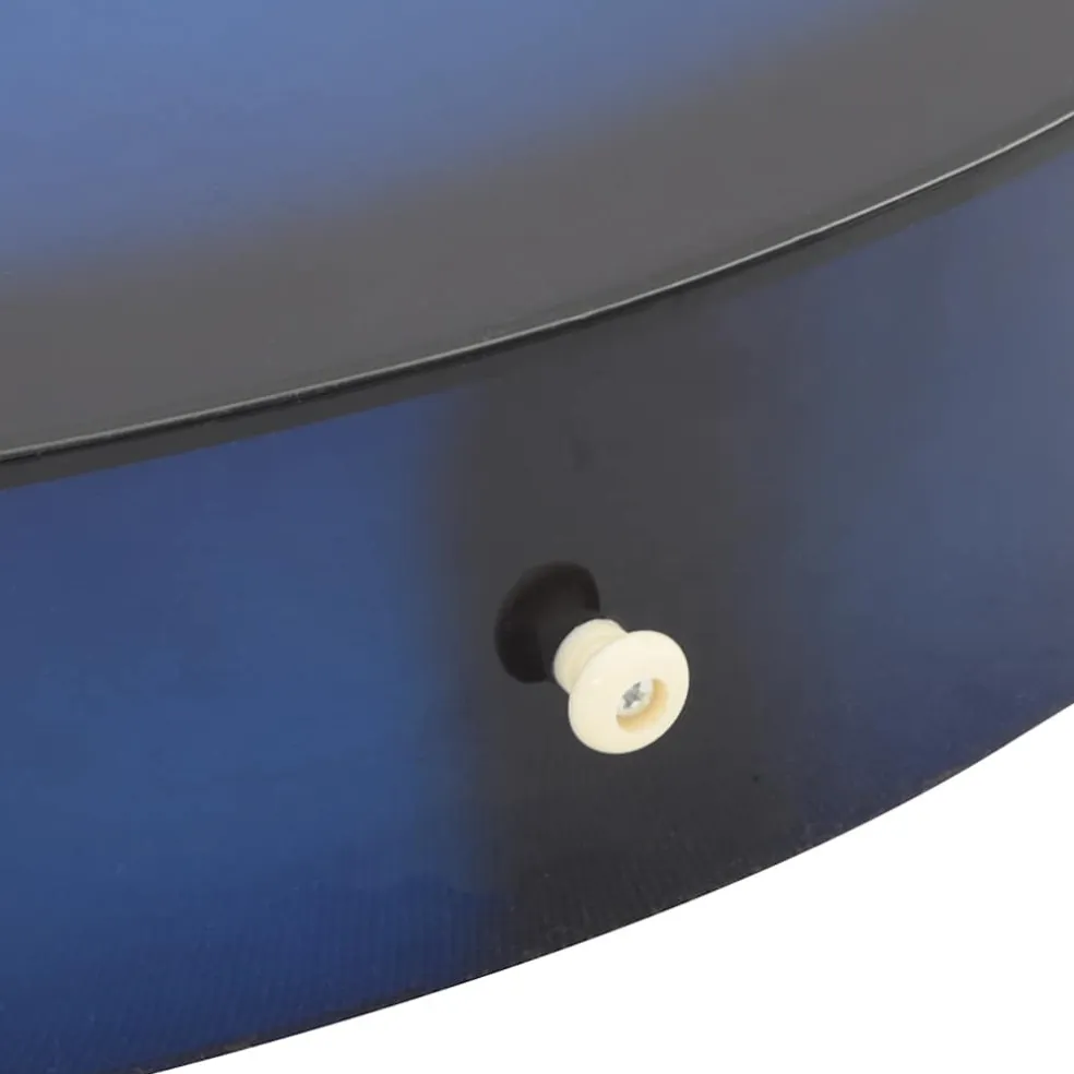 vidaXL Gitaar cutaway met 6 snaren western klassiek 38" getint blauw
