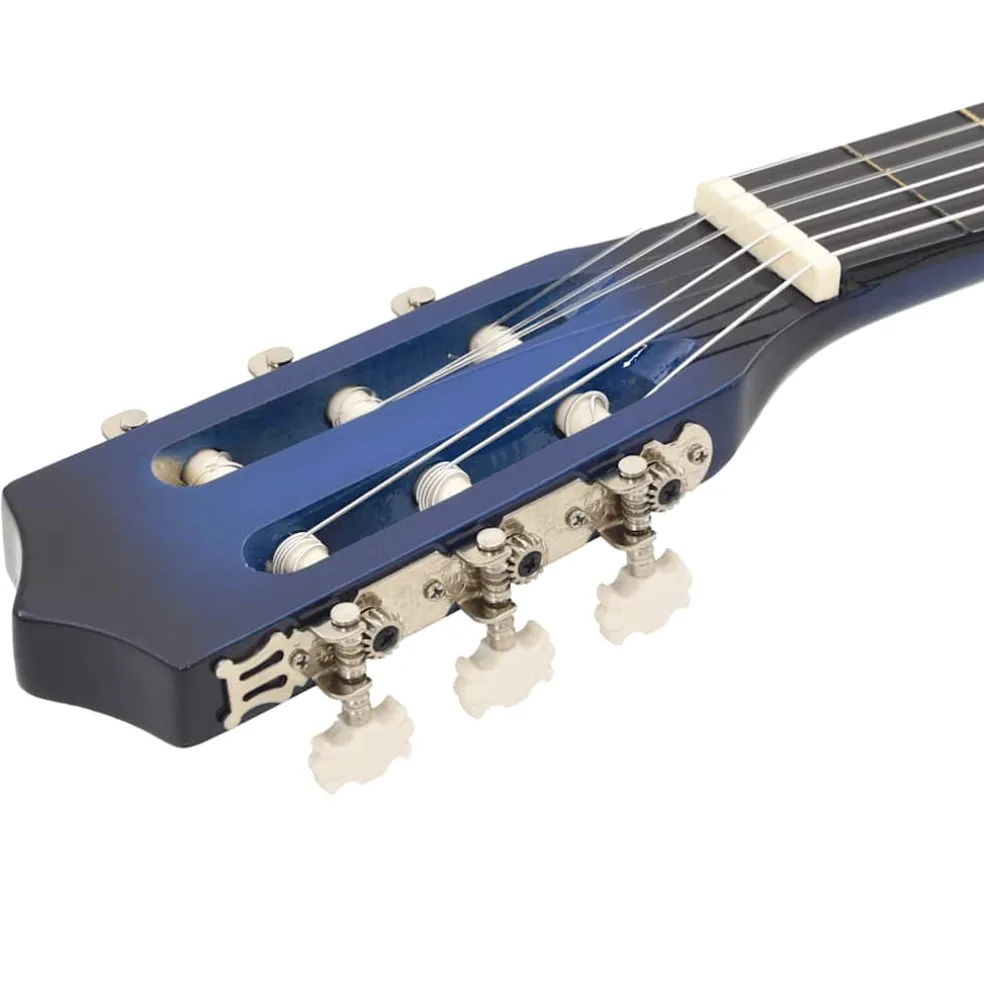 vidaXL Gitaar cutaway met 6 snaren western klassiek 38" getint blauw