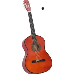 vidaXL Gitaar klassiek beginner 4/4 39" lindenhout