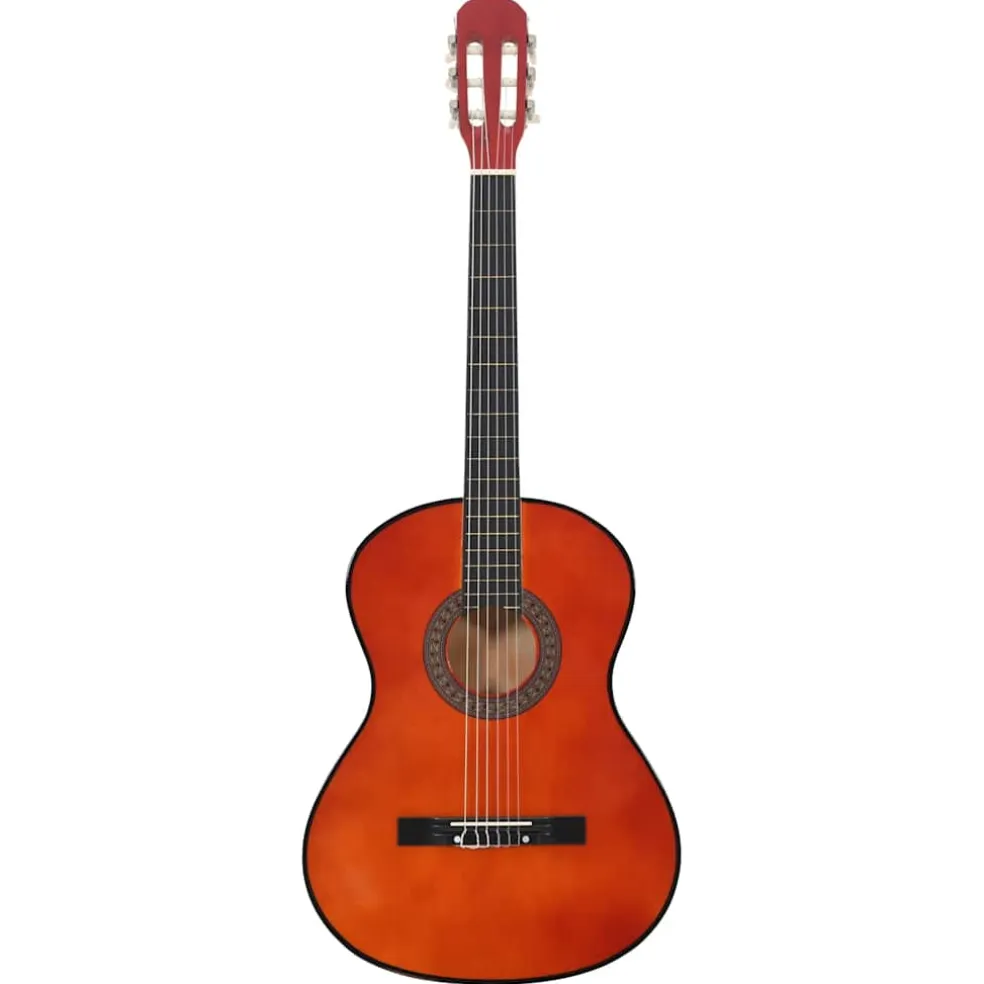 vidaXL Gitaar klassiek beginner 4/4 39" lindenhout