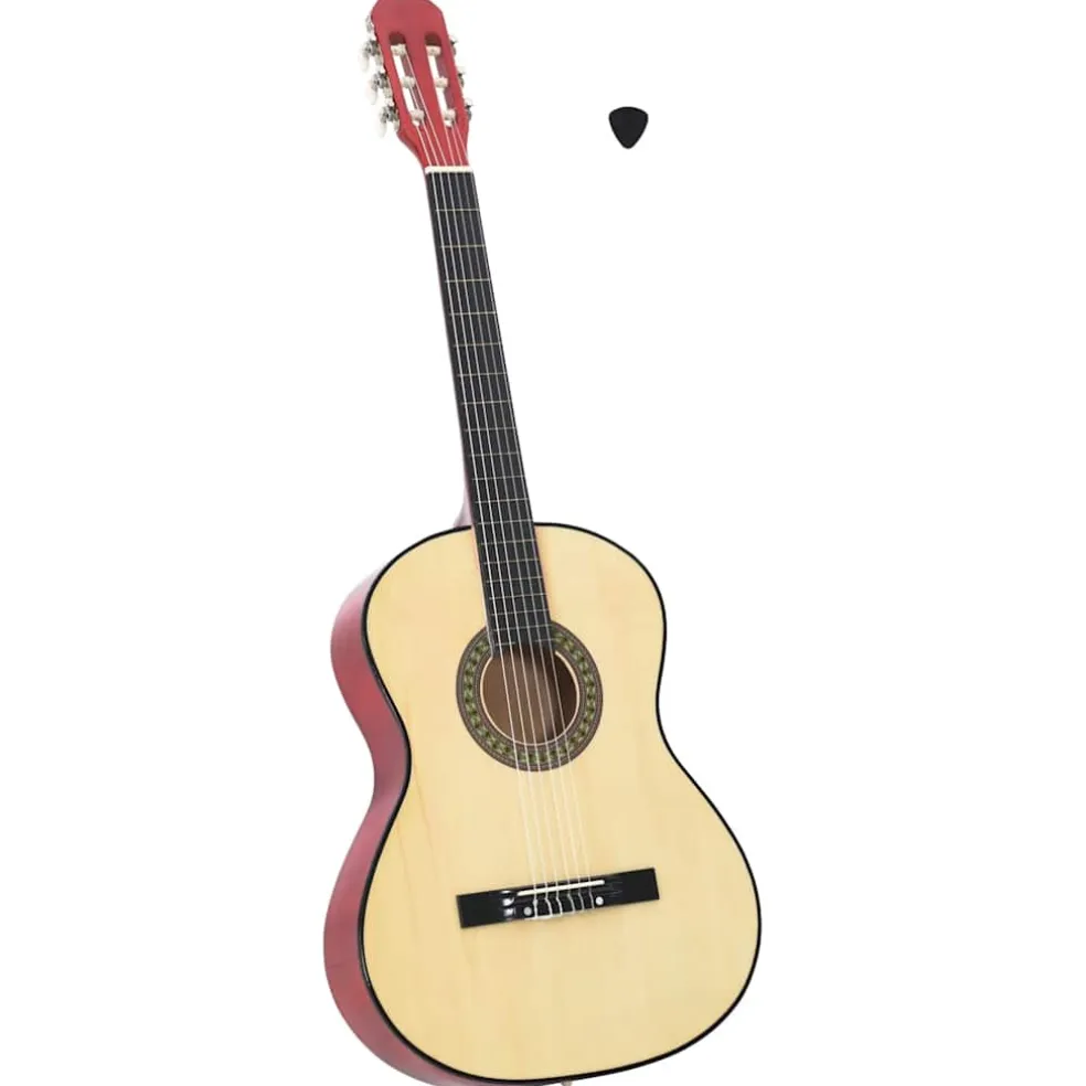 vidaXL Gitaar klassiek beginner 4/4 39" lindenhout