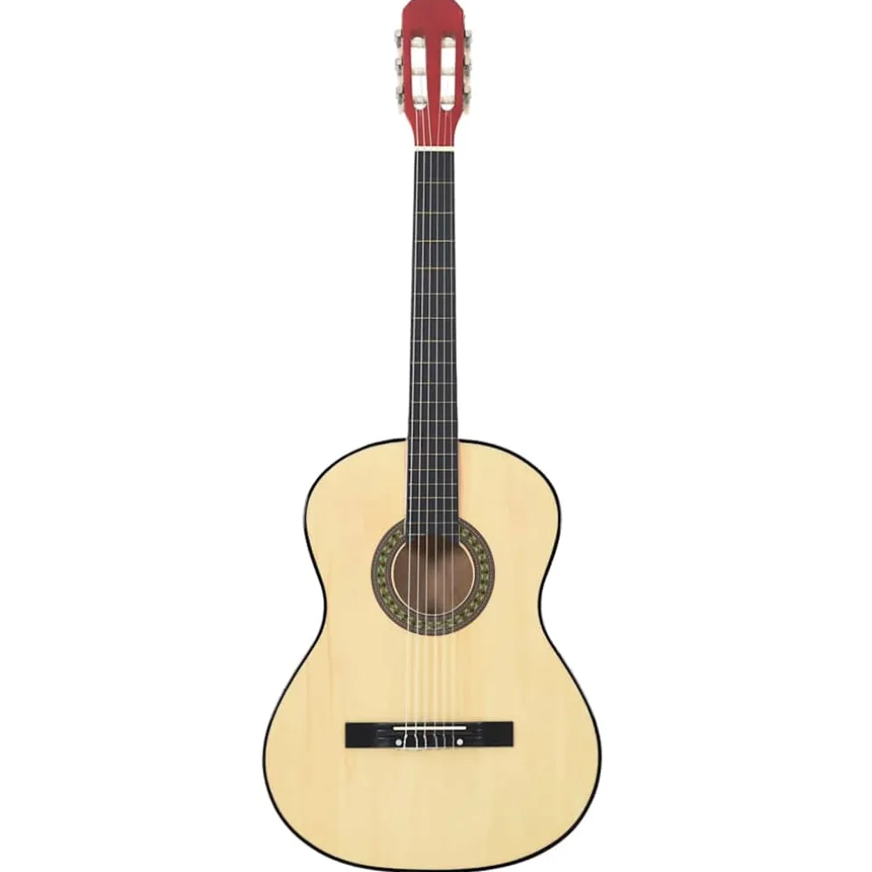 vidaXL Gitaar klassiek beginner 4/4 39" lindenhout