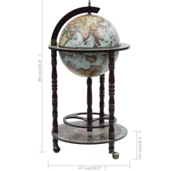 vidaXL Globebar eucalyptushout blauw