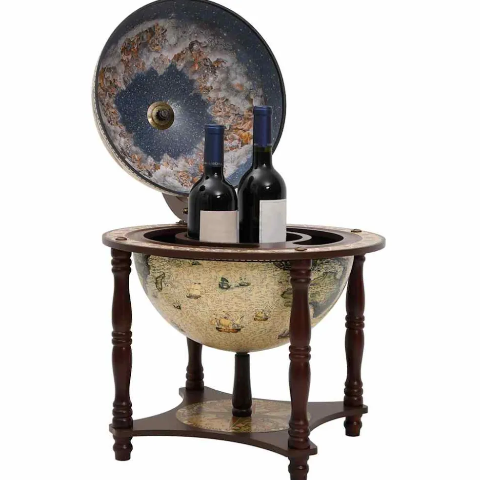 vidaXL Globebar massief eucalyptushout bruin