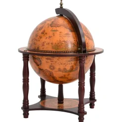 vidaXL Globebar massief eucalyptushout bruin