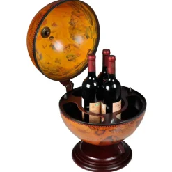 vidaXL Globebar tafelmodel eucalyptushout