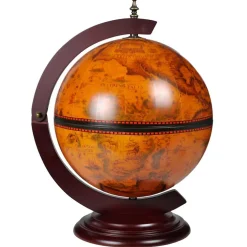 vidaXL Globebar tafelmodel eucalyptushout