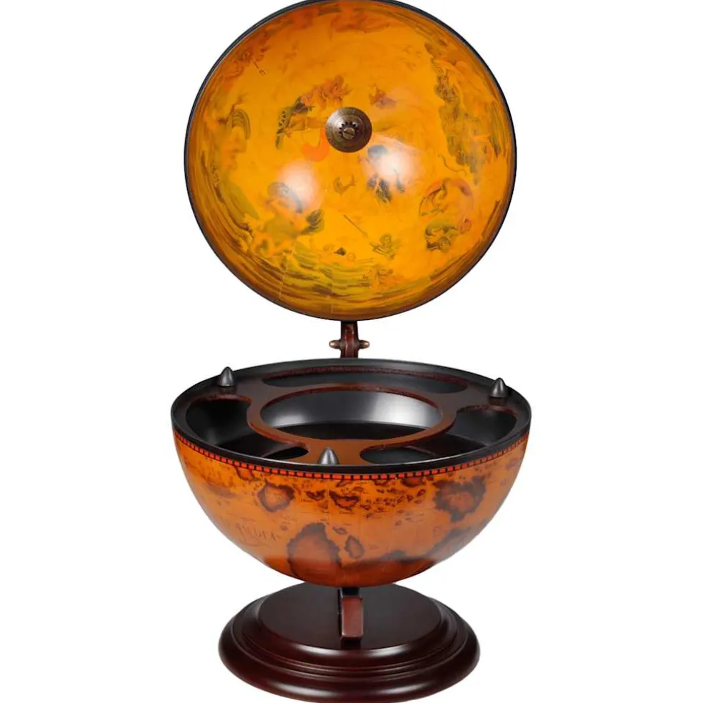 vidaXL Globebar tafelmodel eucalyptushout
