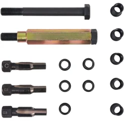 vidaXL Gloeibougie draad reparatie set M10 x 1,0 mm 15-delig