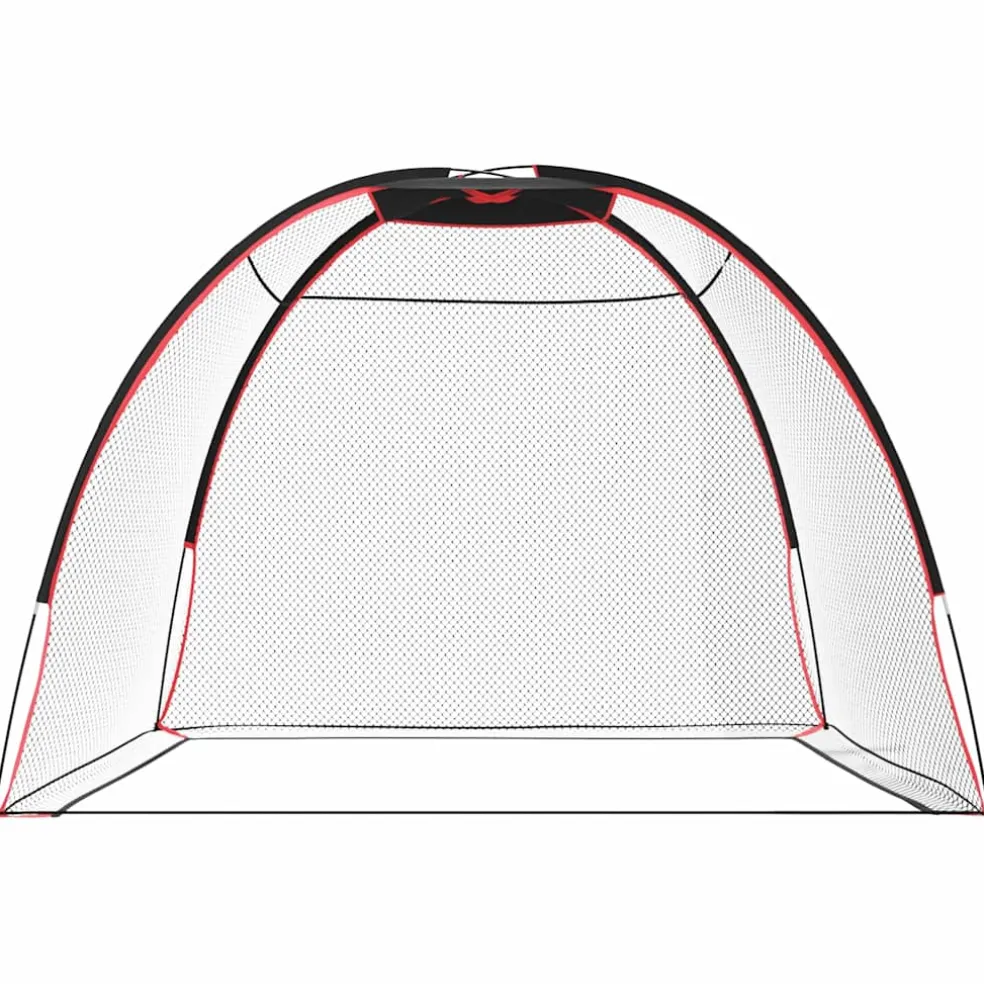vidaXL Golf Trainingshulpmiddel Zwart 314 x 150 x 206 cm Polyester