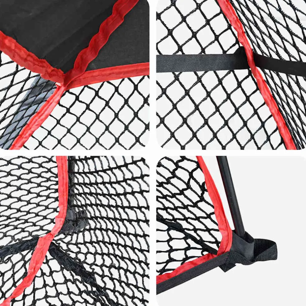 vidaXL Golf Trainingshulpmiddel Zwart 314 x 150 x 206 cm Polyester