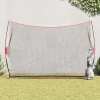 vidaXL Golf Trainingshulpmiddel Zwart 314 x 92 x 214 cm Polyester