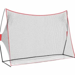 vidaXL Golf Trainingshulpmiddel Zwart 314 x 92 x 214 cm Polyester