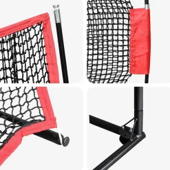 vidaXL Golf Trainingshulpmiddel Zwart 314 x 92 x 214 cm Polyester
