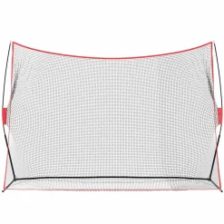 vidaXL Golf Trainingshulpmiddel Zwart 314 x 92 x 214 cm Polyester