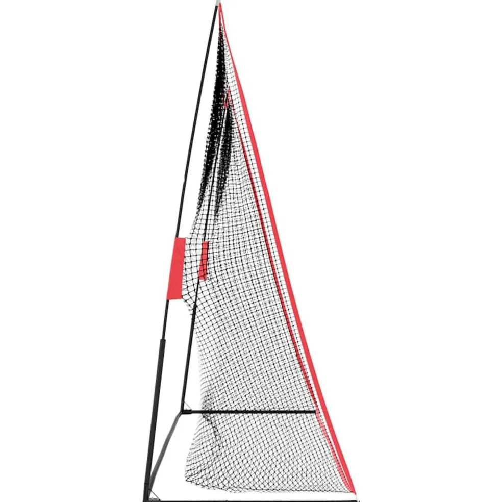 vidaXL Golf Trainingshulpmiddel Zwart 314 x 92 x 214 cm Polyester