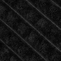 vidaXL Gooi Deken Zwart 150 x 130 cm 0.5 kg Fleece