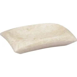 vidaXL Gootsteen 50x35x10 cm marmer crèmekleurig