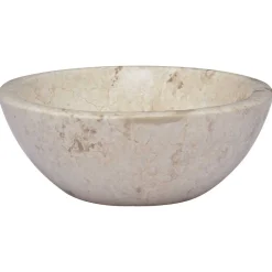 vidaXL Gootsteen 53x40x15 cm marmer crèmekleurig