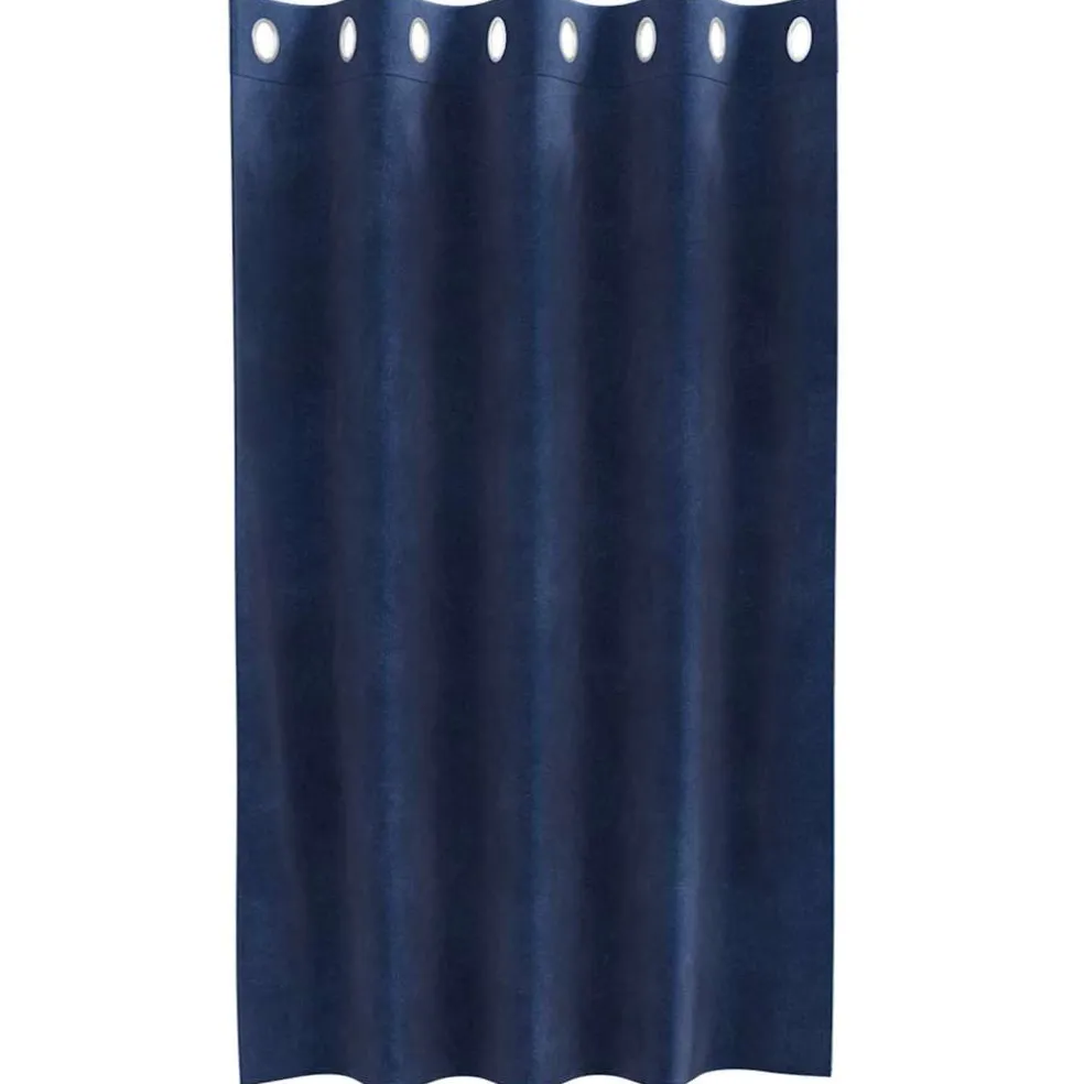 vidaXL Gordijnen 2 st Donkerblauw 140 x 140 cm fluweel
