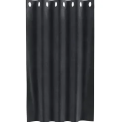 vidaXL Gordijnen 2 st Donkergrijs 140 x 140 cm fluweel