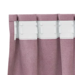 vidaXL Gordijnen 2 st Donkerroze 140 x 140 cm fluweel