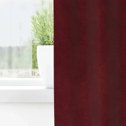 vidaXL Gordijnen 2 st Wijnrood 140 x 140 cm fluweel