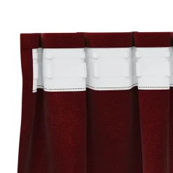 vidaXL Gordijnen 2 st Wijnrood 140 x 140 cm fluweel