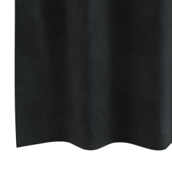 vidaXL Gordijnen 2 st Zwart 140 x 140 cm fluweel