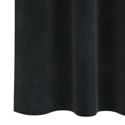 vidaXL Gordijnen 2 st Zwart 140 x 140 cm fluweel