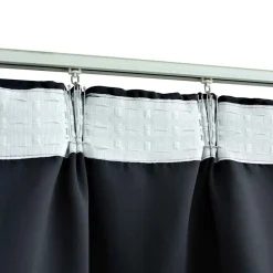 vidaXL Gordijnen verduisterend met haken 2 st 140x175 cm antraciet