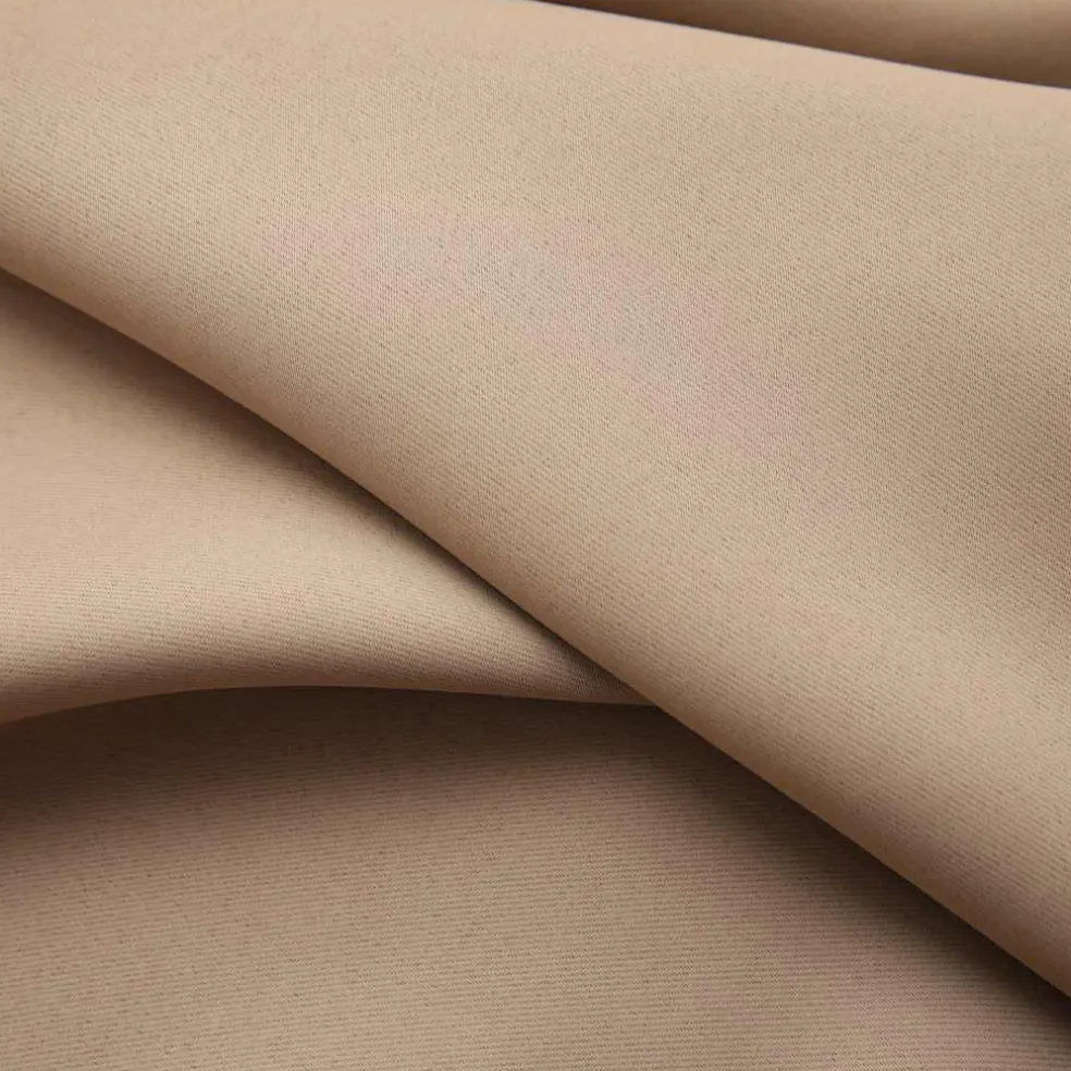 vidaXL Gordijnen verduisterend met haken 2 st 140x175 cm taupe