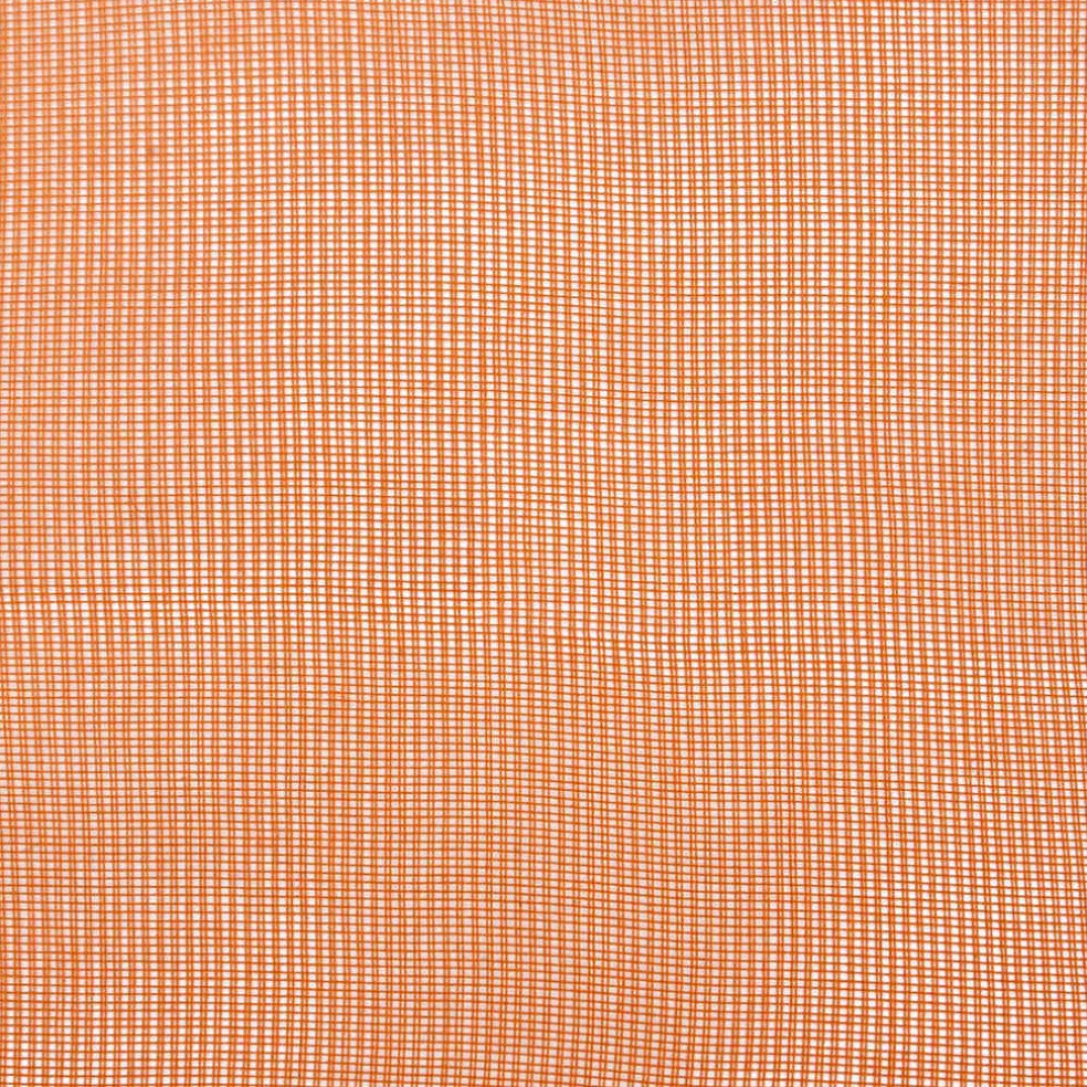 vidaXL Gordijnen voile met doorvoertules 2 st terracotta
