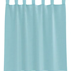 vidaXL Gordijnen Voile met lussen 2 st 140x140 cm turkoois