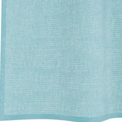 vidaXL Gordijnen Voile met lussen 2 st 140x140 cm turkoois