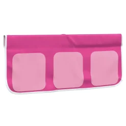 vidaXL Gordijnen voor hoogslaper met tunnel polyester roze