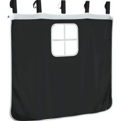 vidaXL Gordijnen voor hoogslaper polyester blauw