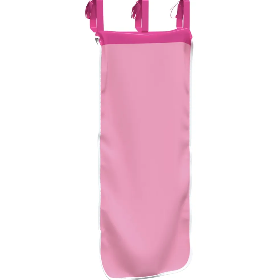 vidaXL Gordijnen voor hoogslaper met tunnel polyester roze