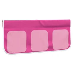 vidaXL Gordijnen voor hoogslaper met tunnel polyester roze
