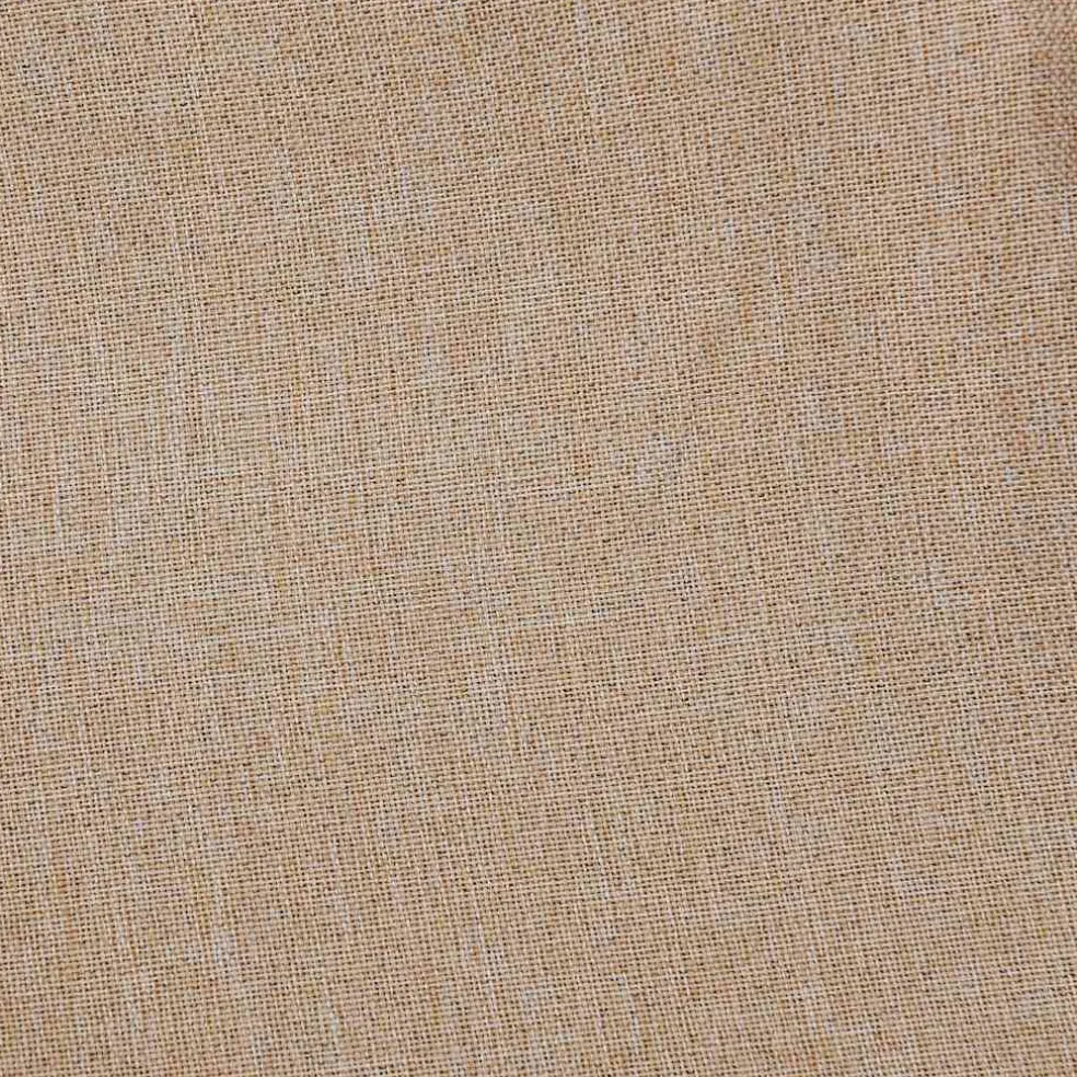 vidaXL Gordijn linnen-look verduisterend met haken 290x245 cm beige
