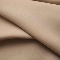vidaXL Gordijn verduisterend met haken 290x245 cm taupe